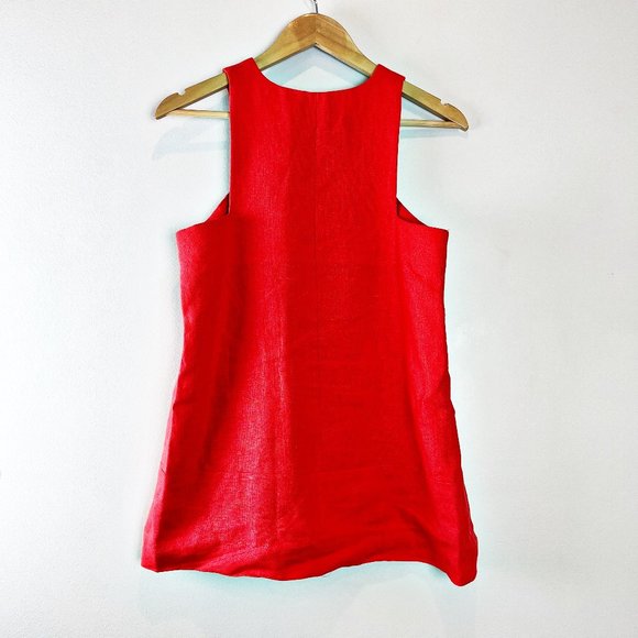 Emerson Fry Linen A line Mod Top Small - Picture 5 of 7